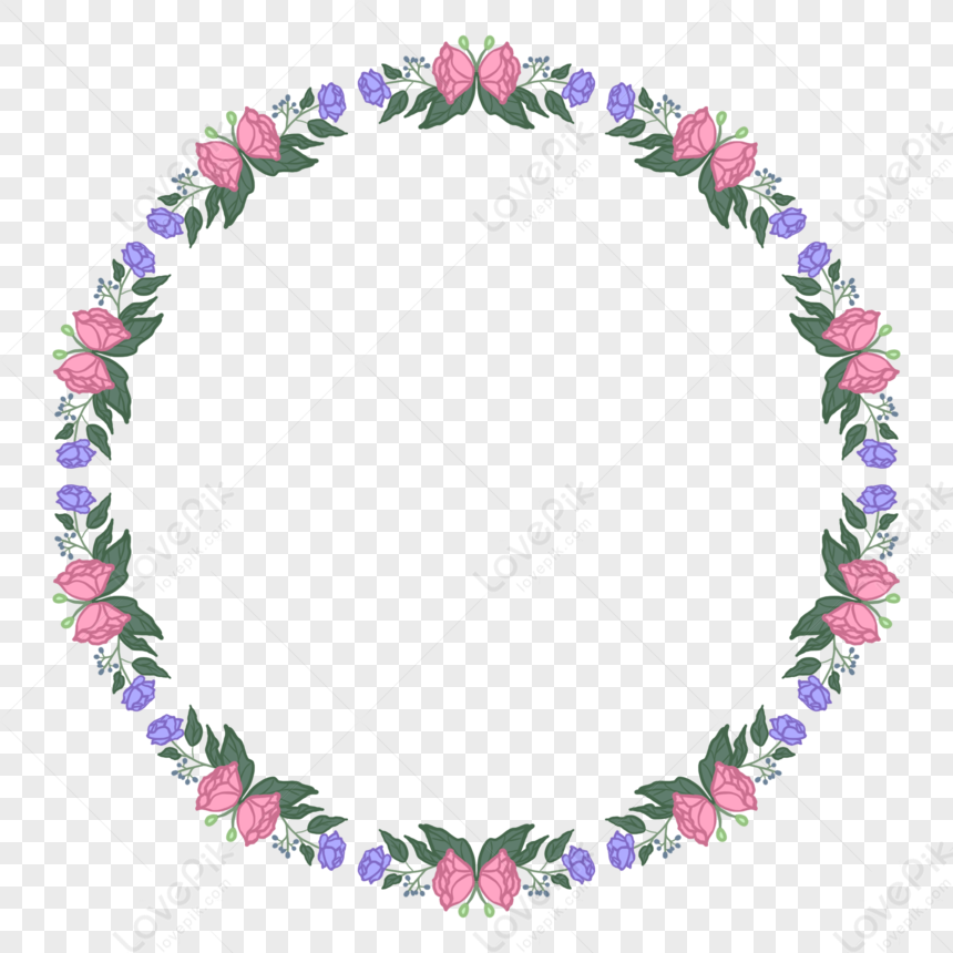 Floral Border Hand Drawn, Floral Wreath, Floral Flower, Floral Flowers ...