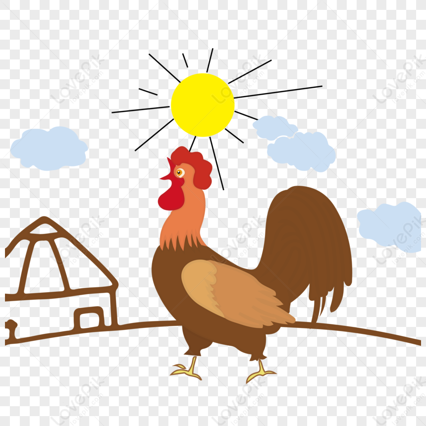 Hand Drawn Cartoon Cock Called Early PNG Transparent Background And Clipart  Image For Free Download - Lovepik | 401339370