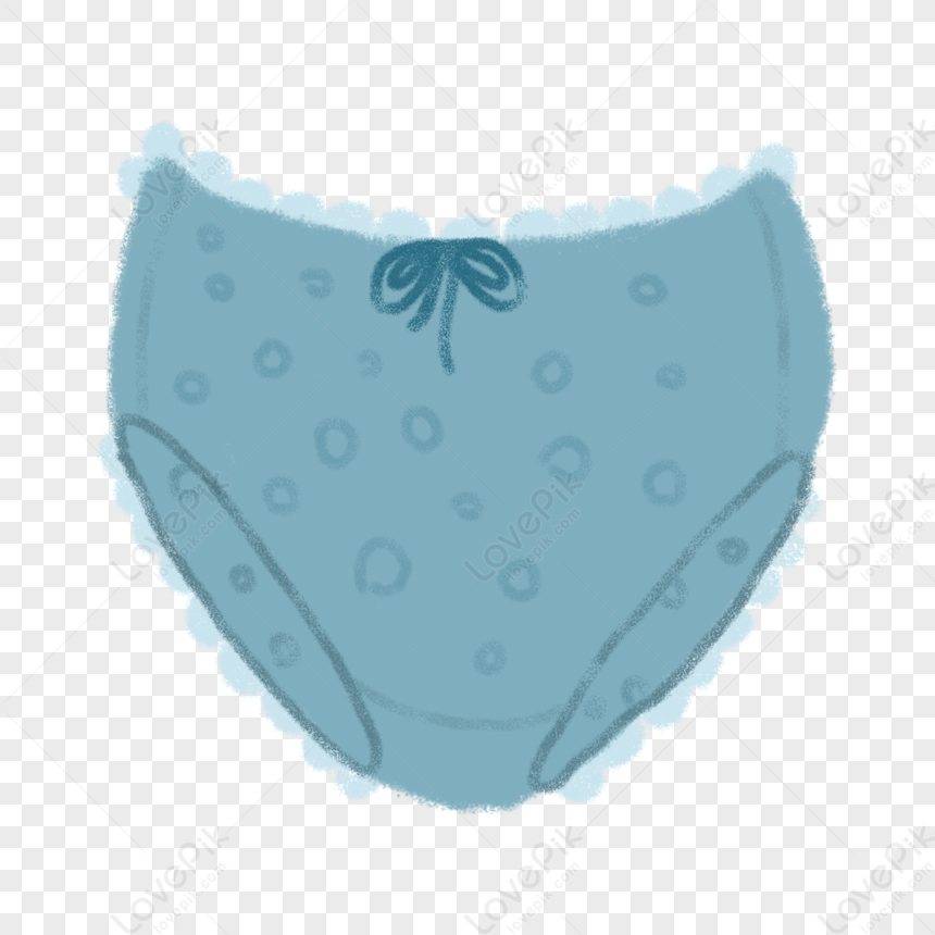 Hand Painted Girls Underwear Elements PNG Transparent Background And ...