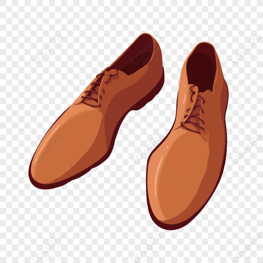 leather shoes cartoon