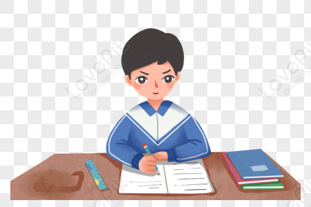 Learning Boy, Boy Drawing, Boy Cartoon, Belajar PNG Transparent Image ...