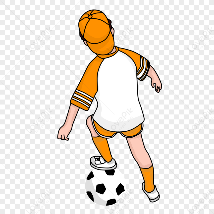 Little Boy Playing Football 07 PNG Transparent And Clipart Image For ...