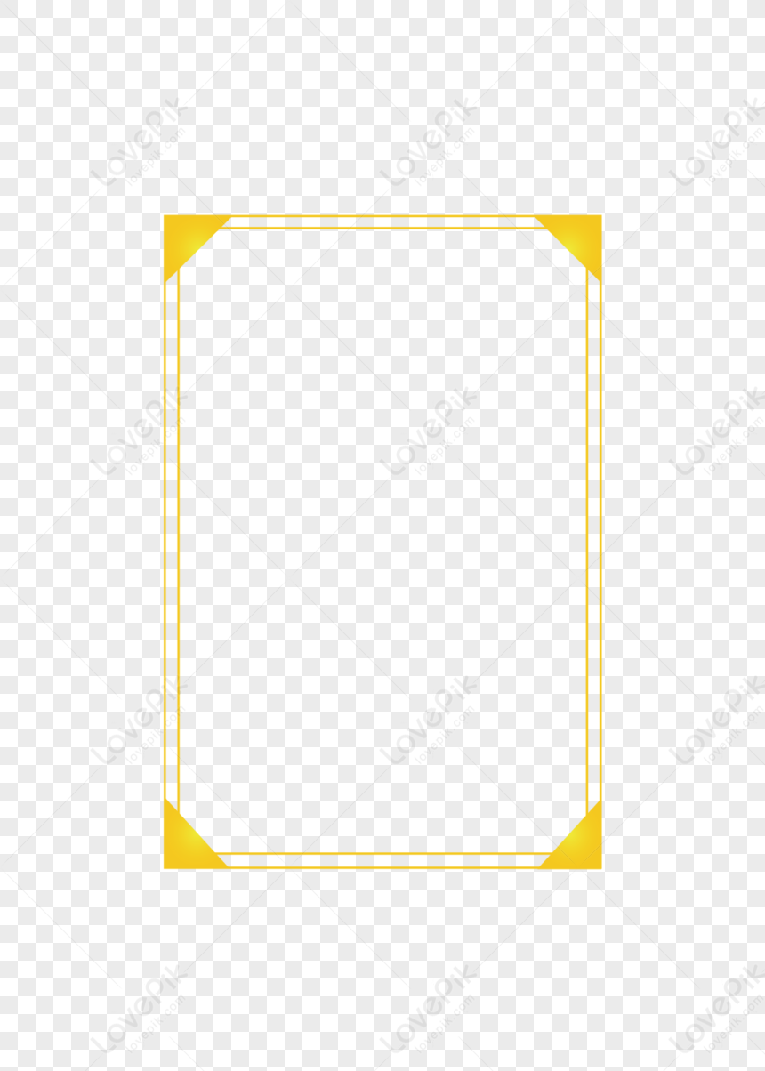 Metal Frame Free Element PNG White Transparent And Clipart Image For ...