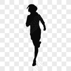 walking silhouette png