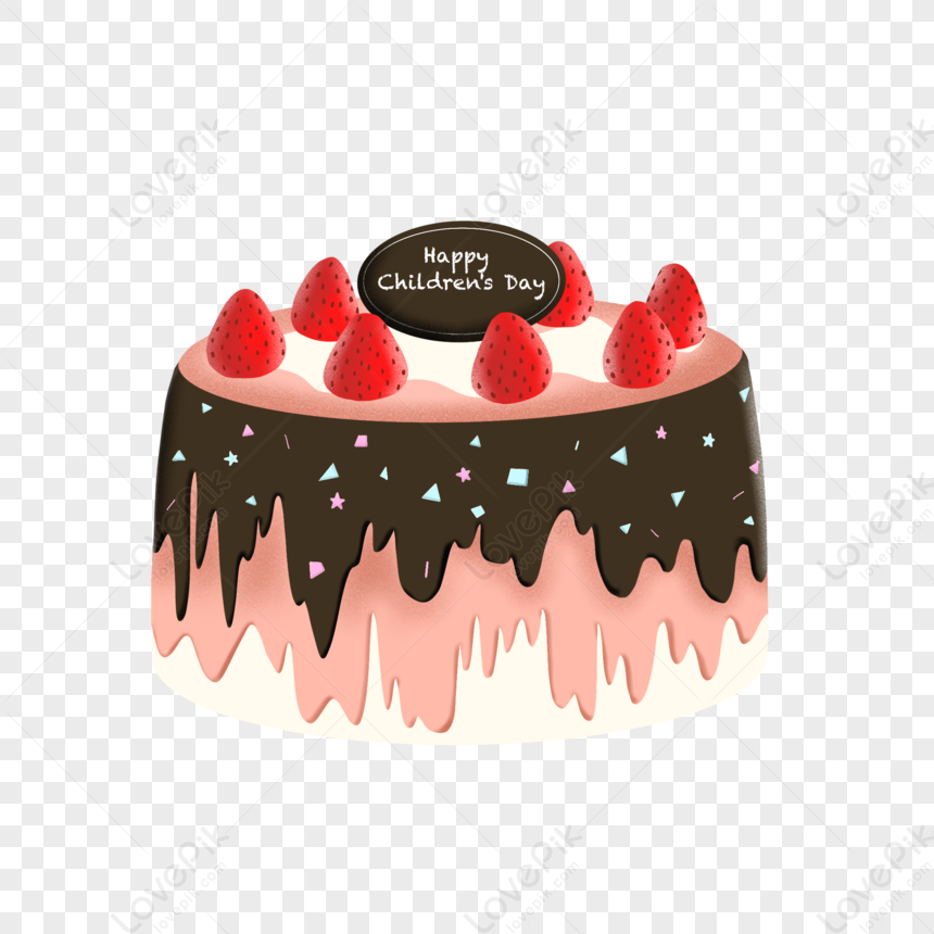 Strawberry Cake Png Transparent And Clipart Image For Free Download 