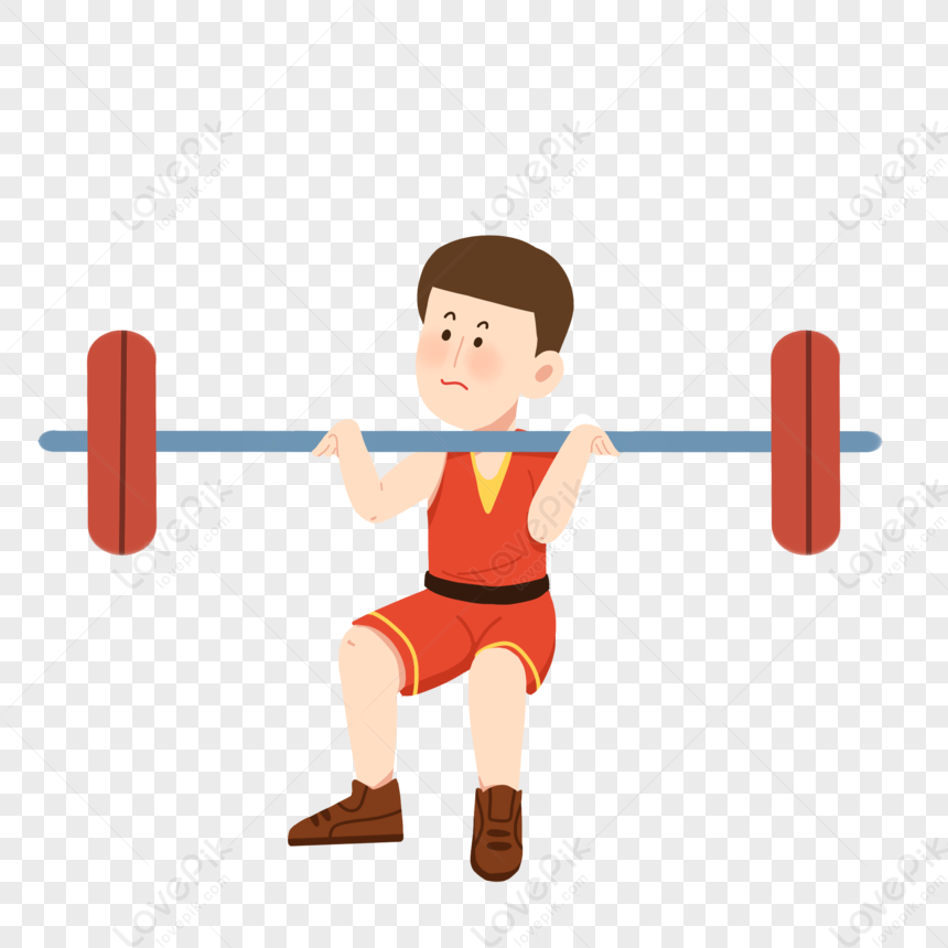 elastikon weightlifting clipart