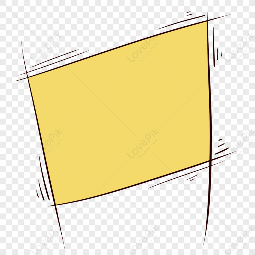 Yellow Border PNG Free Download And Clipart Image For Free Download ...