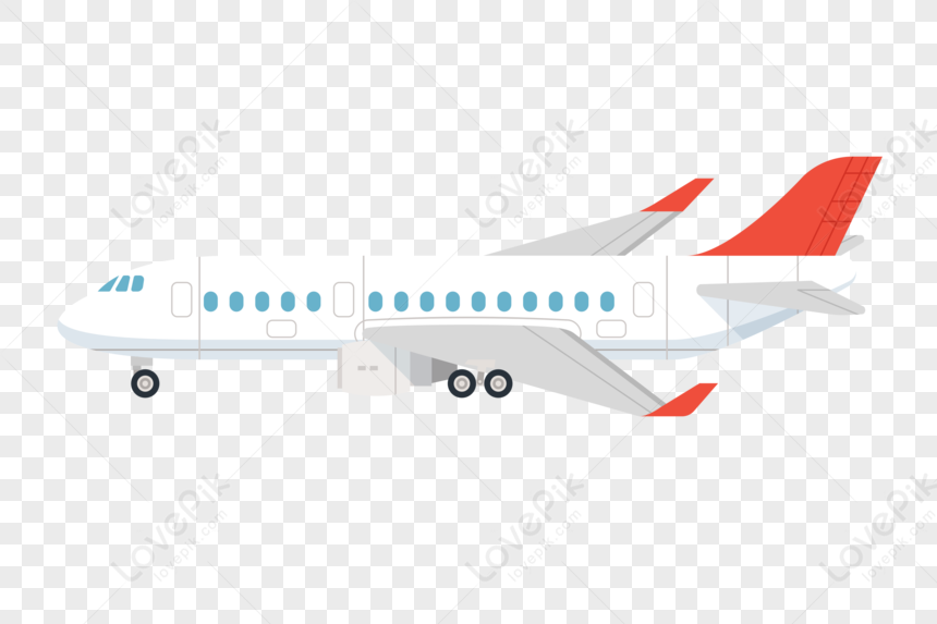 Aircraft, Airplane Travel, Light Red, Aluminum Airplane PNG White ...