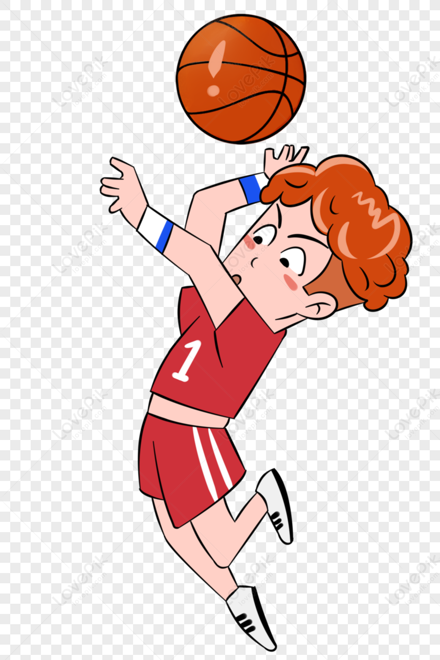 Dibujado A Mano Jugador De Baloncesto Personaje De Dibujos Anima PNG  Imágenes Gratis - Lovepik
