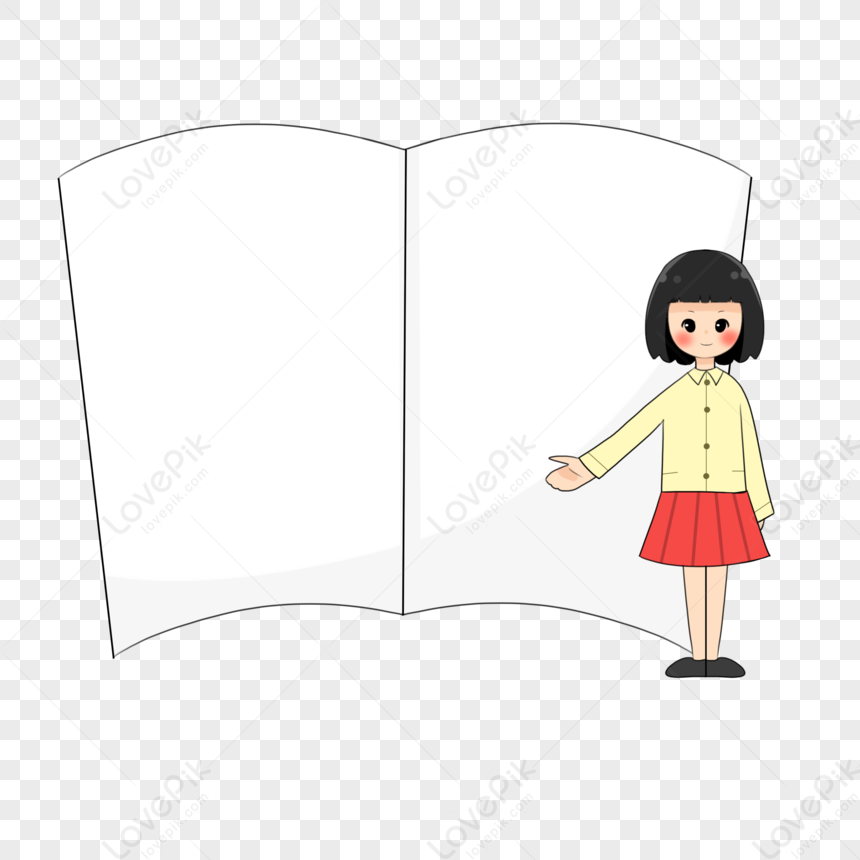 Cartoon Character Writing Frame PNG White Transparent And Clipart Image For  Free Download - Lovepik | 401406882