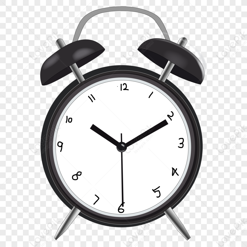 Cartoon Hand Drawn Black Alarm Clock PNG Transparent Image And Clipart  Image For Free Download - Lovepik | 401405197