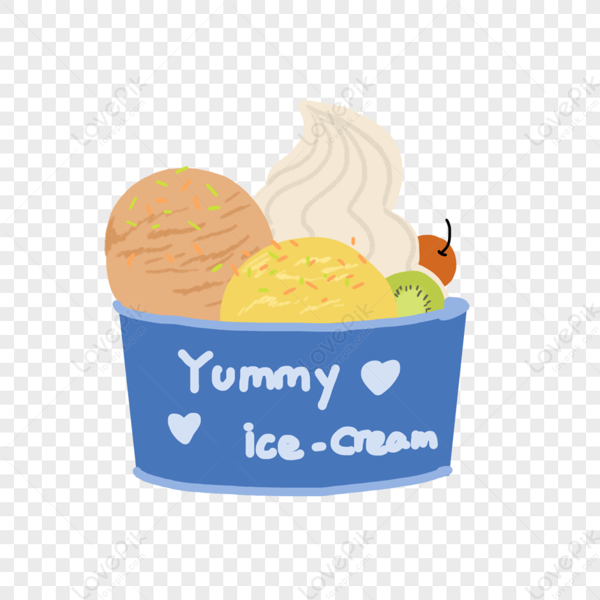 Cartoon Minimalist Food Dessert Elements PNG Transparent Image And ...