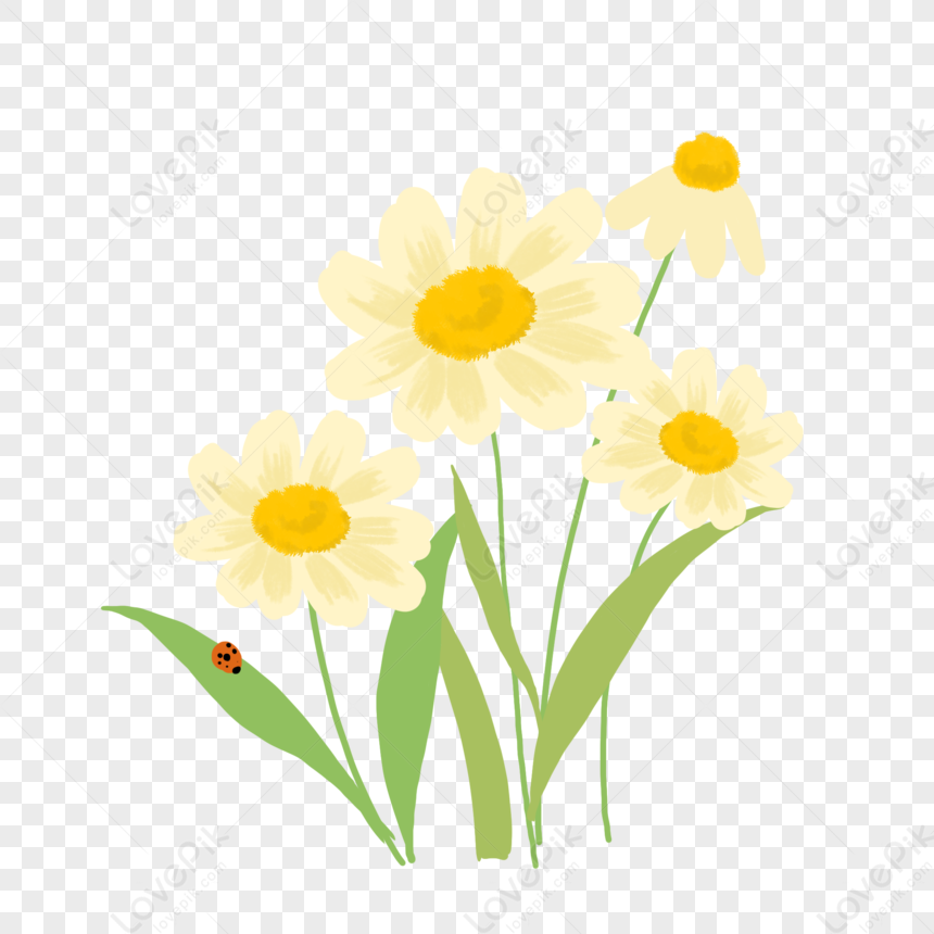 Cartoon Minimalistic Floral Summer Cute Little Flower Elements PNG  Transparent Image And Clipart Image For Free Download - Lovepik | 401388487