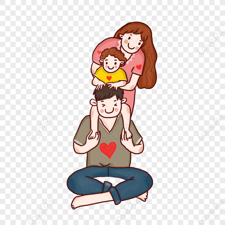 Cartoon Minimalistic Happy Family Character Element PNG Transparent Image  And Clipart Image For Free Download - Lovepik | 401388277