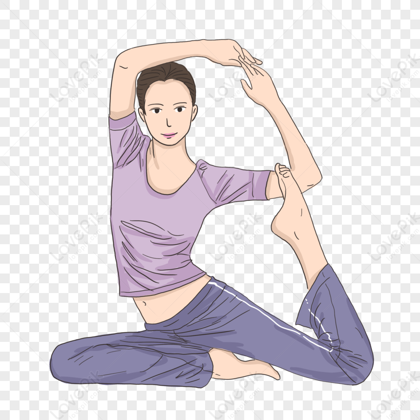 Hình ảnh Cartoon Yếu Tố Nhân Vật Yoga Chuyển động Tối Giản PNG Miễn Phí Tải  Về - Lovepik