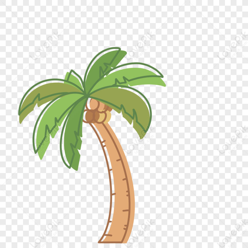 Coconut Tree, Icon Tree, Light Tree, Tree Vector Png Image And Clipart 