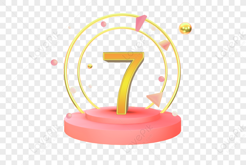 Countdown Number 7 PNG White Transparent And Clipart Image For Free ...