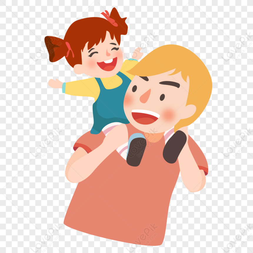 Father And Daughter, Child Happy, Child Holding, Father Daughter PNG ...