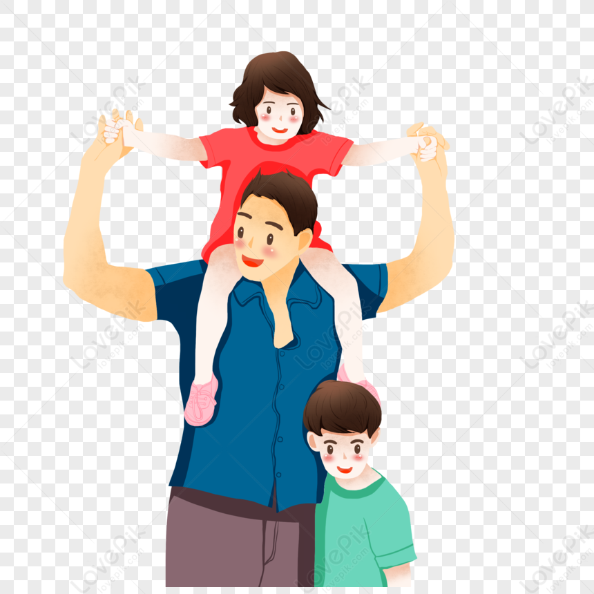 Father And Son, Cartoon Simple, Cartoon Father, Cartoon Lines PNG ...