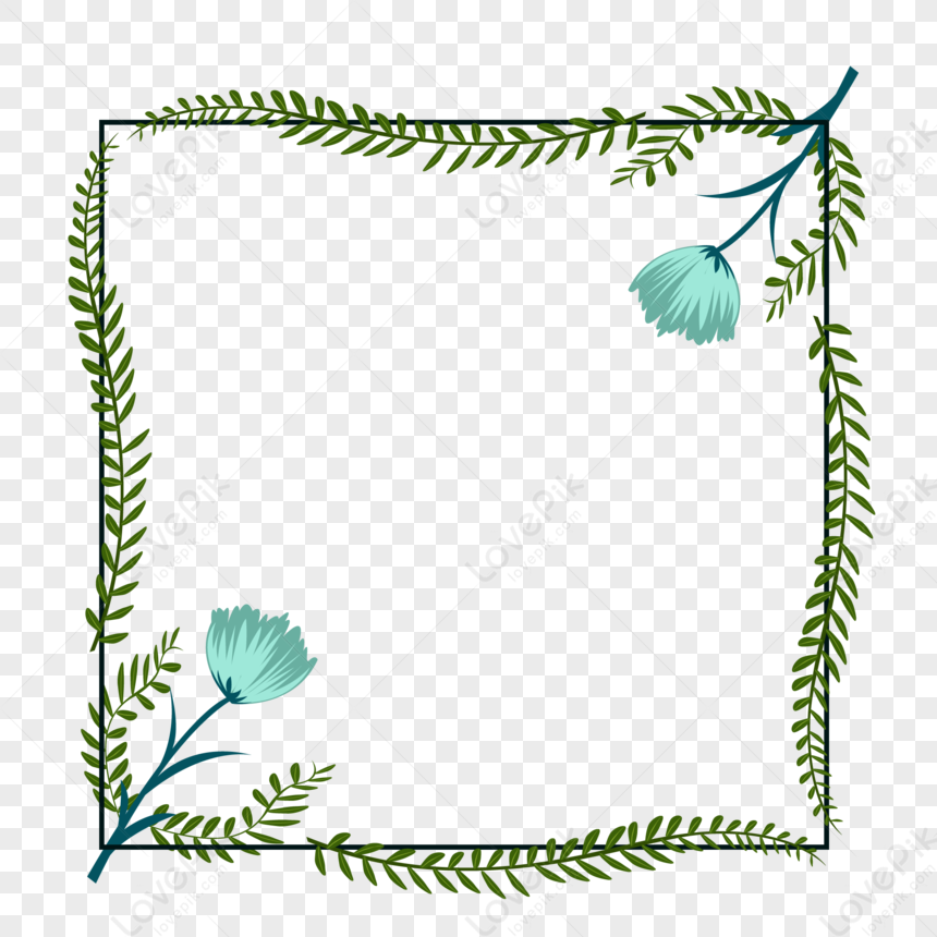 Flower Border, Background, Border, Flower Border PNG Transparent ...