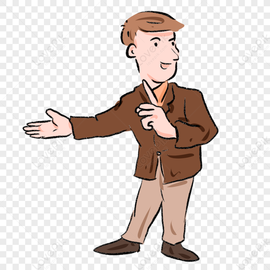 Hand Drawn Boys Welcome Gesture Cartoon Character Elements PNG Picture And  Clipart Image For Free Download - Lovepik | 401383505