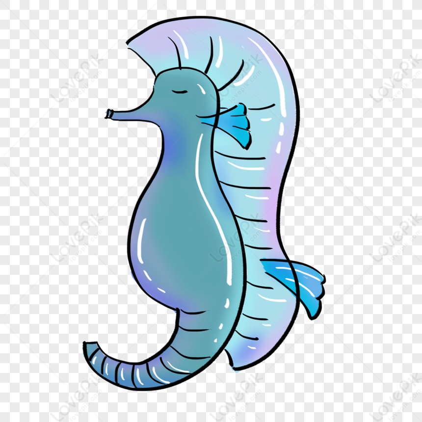 Hand Painted Cartoon Seahorse Png Free Material PNG Picture And Clipart  Image For Free Download - Lovepik | 401408305