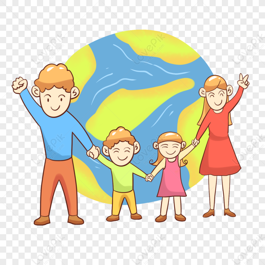 multicultural family clipart images