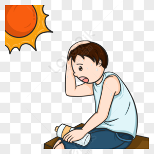 Summer Heat Stroke PNG Images With Transparent Background | Free ...