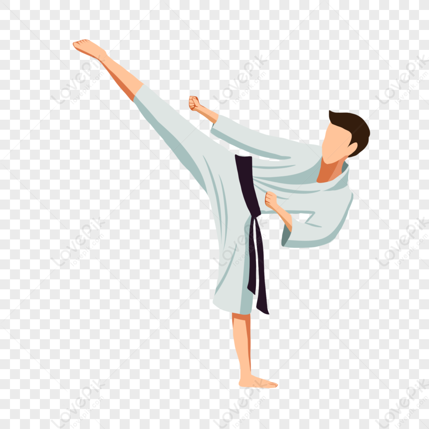 cartoon judo clipart