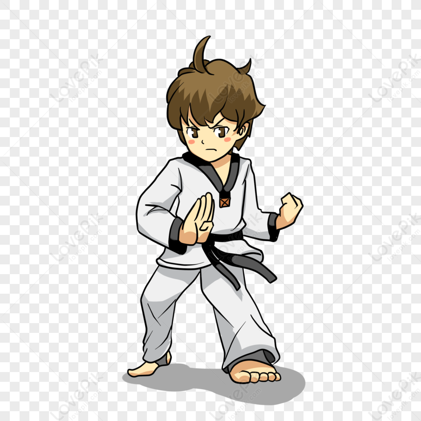 Learning Taekwondo In The Summer PNG Transparent And Clipart Image For ...