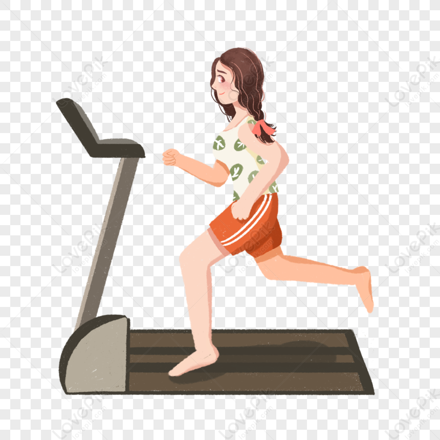 Running Fitness Girl PNG Image And Clipart Image For Free Download ...