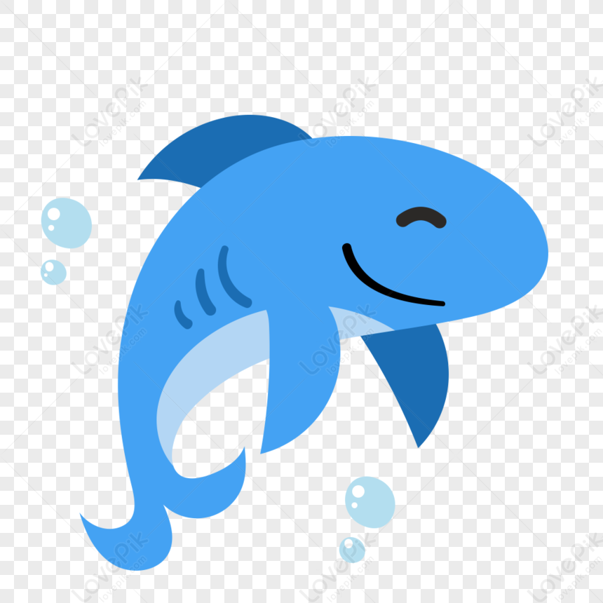 Shark Icon Free Vector Illustration Material PNG White Transparent And ...