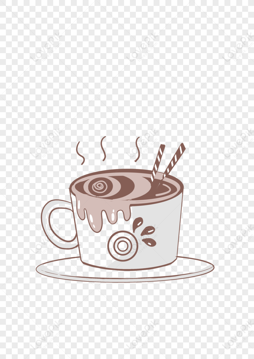 Small Coffee Element PNG Transparent And Clipart Image For Free ...