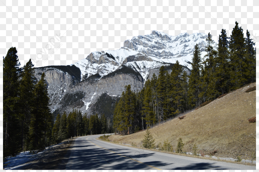 Snow Mountain Banff National Park Canada PNG Hd Transparent Image And ...