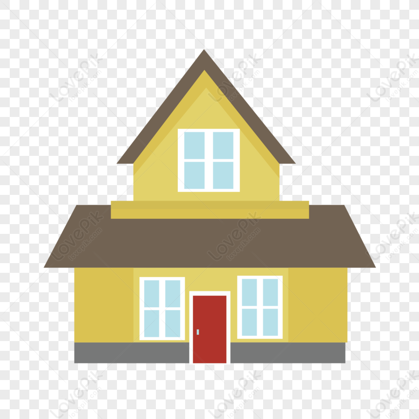 Yellow House, Material, Yellow House, Residential PNG Transparent ...