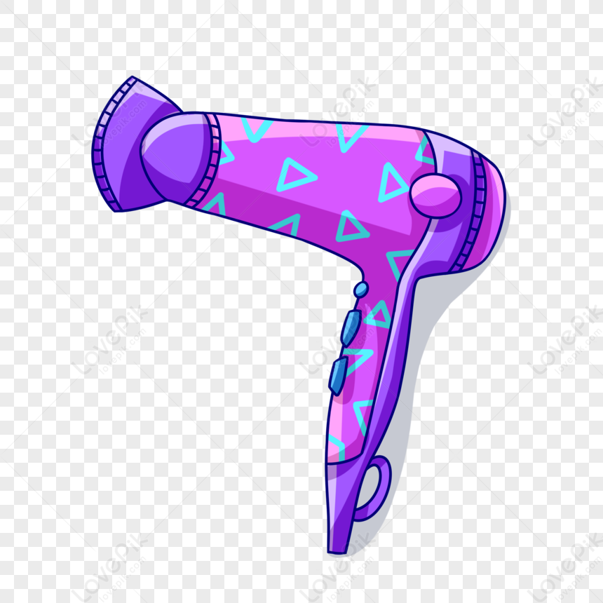 A Purple Hair Dryer PNG White Transparent And Clipart Image For Free  Download - Lovepik | 401412562
