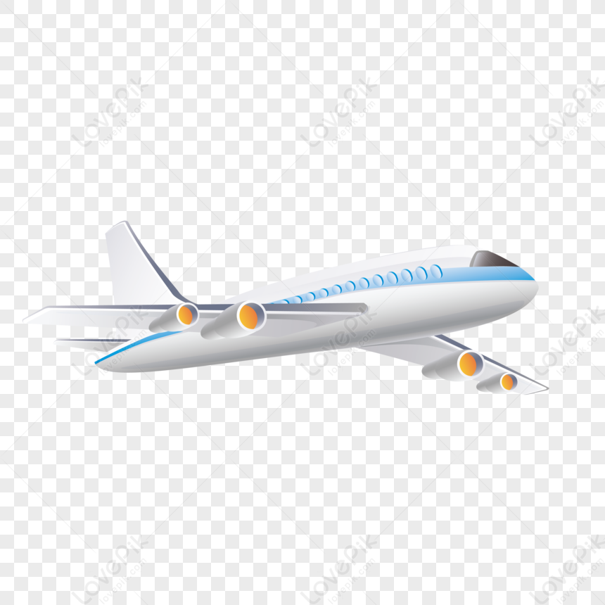 Ai Vector Illustration Gradient Stereo Space Plane Passenger Pla PNG ...