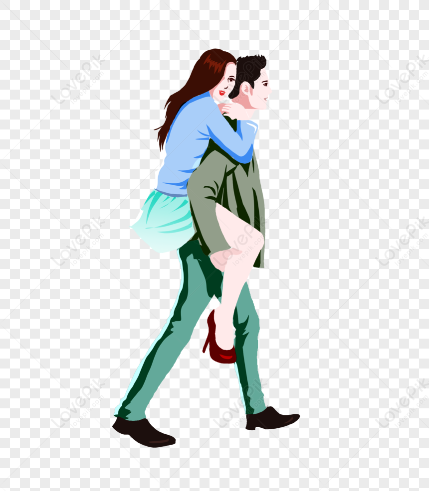 Boy Carrying Girl PNG Image And Clipart Image For Free Download ...