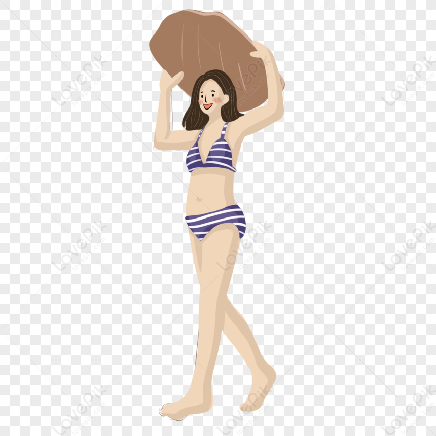 Hình ảnh Người đẹp Hoạt Hình Bikini PNG Miễn Phí Tải Về - Lovepik