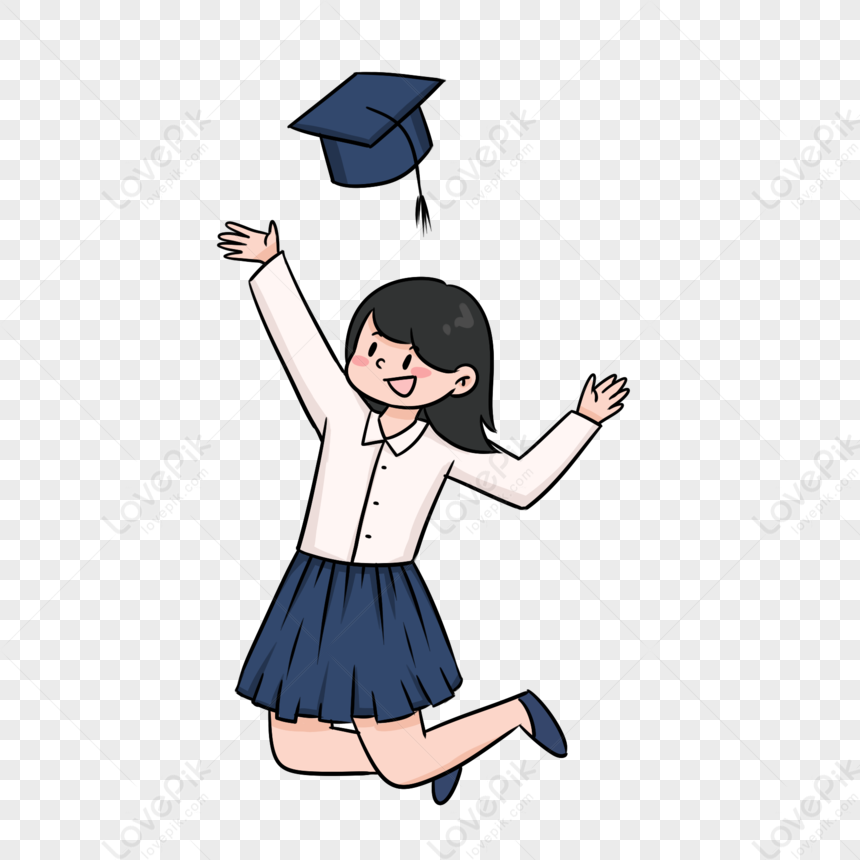 Cartoon Graduation Season Girl PNG Image Free Download And Clipart Image  For Free Download - Lovepik | 401423421