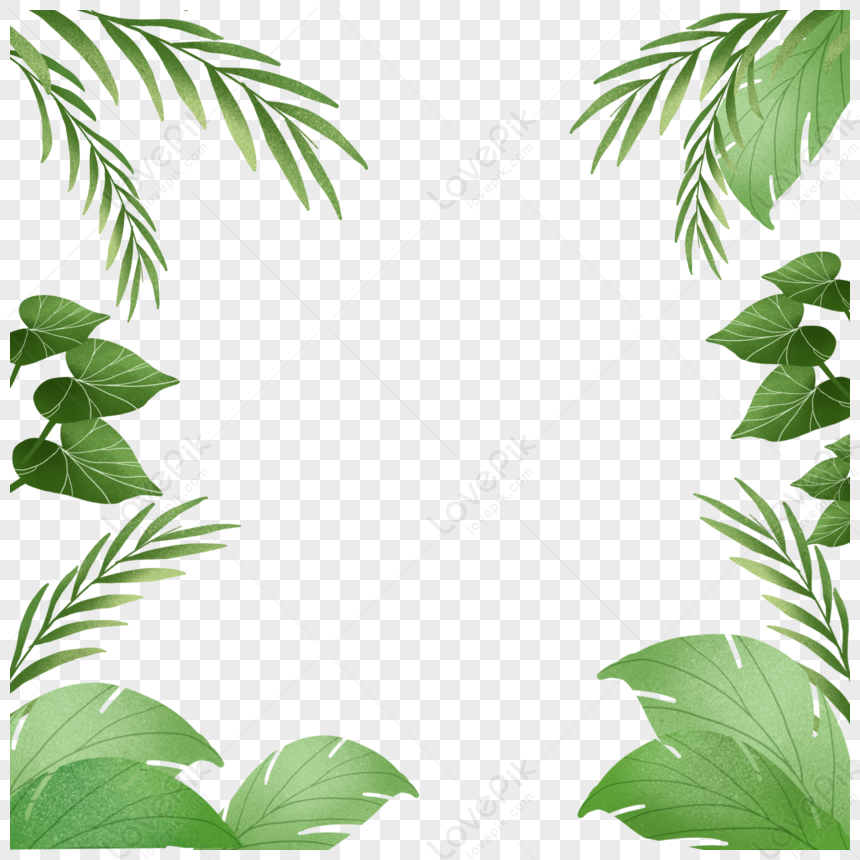 Cute Plant Border Decoration Png, Cute Decorations, PNG Plant, PNG PNG ...