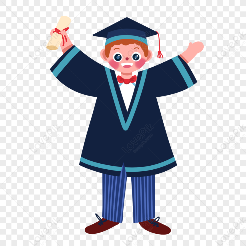 boy graduation clipart