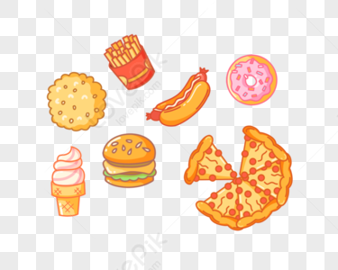 Junk Food PNG Images With Transparent Background | Free Download On Lovepik