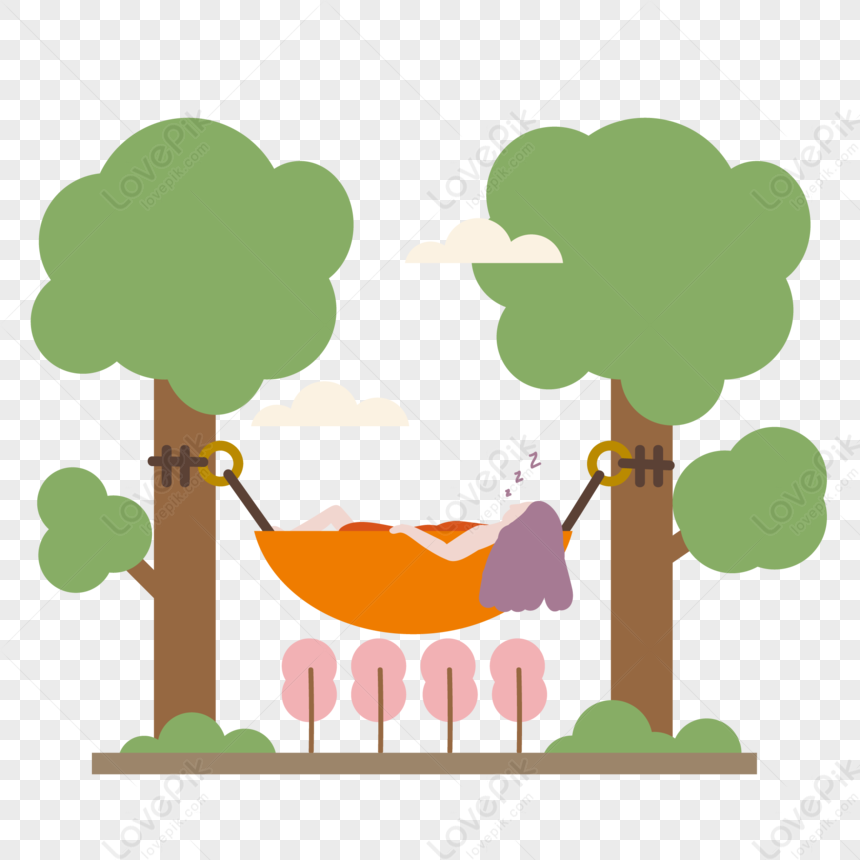 Man Resting In A Hammock PNG Picture And Clipart Image For Free ...