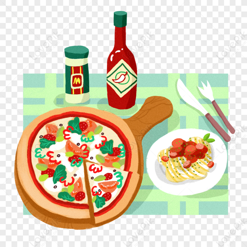 Pizza And Pasta Free PNG And Clipart Image For Free Download ...