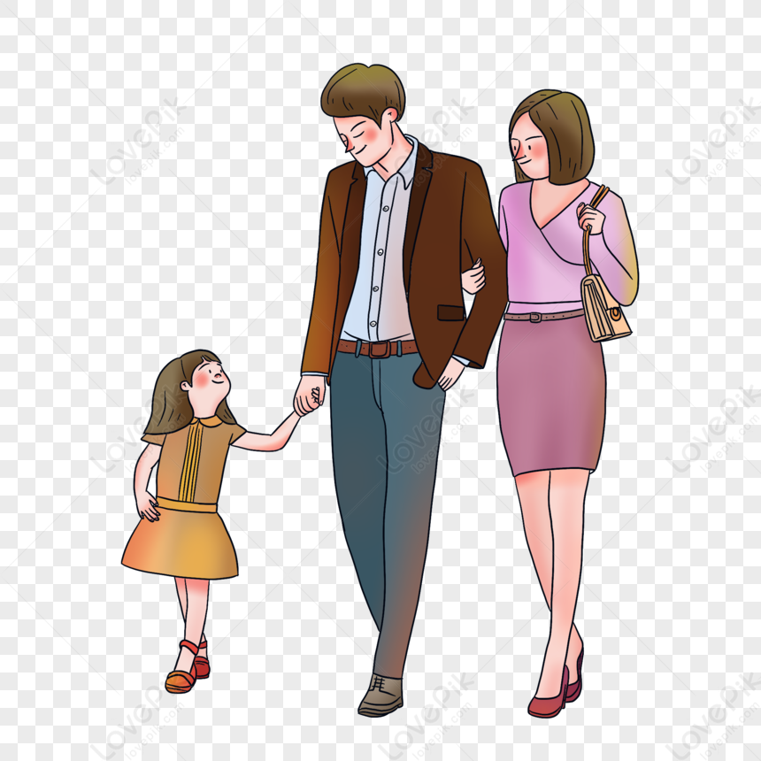 A Family Of Three PNG Hd Transparent Image And Clipart Image For Free ...