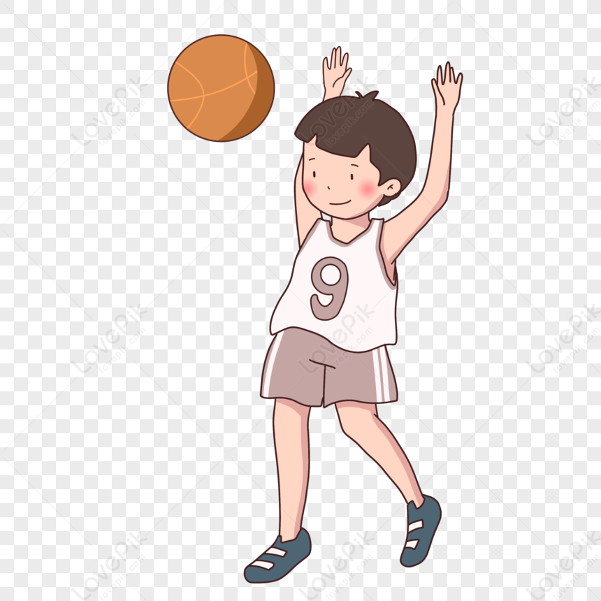 Cartoon Boy Playing Basketball PNG Transparent Image And Clipart Image For  Free Download - Lovepik | 401458017
