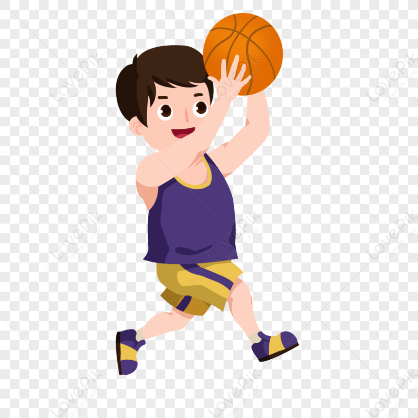 Cartoon Boy Shooting, Basketball, Shooting, Basketball Backdrop PNG Hd ...