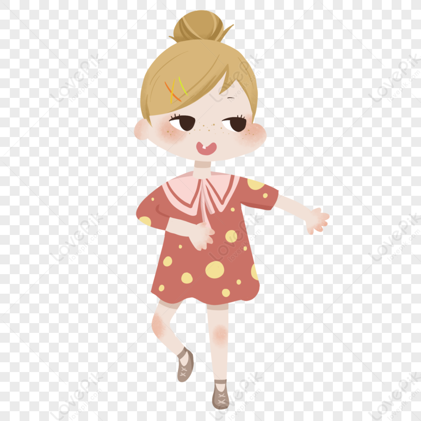 Cartoon Girl Dance PNG Image Free Download And Clipart Image For Free ...