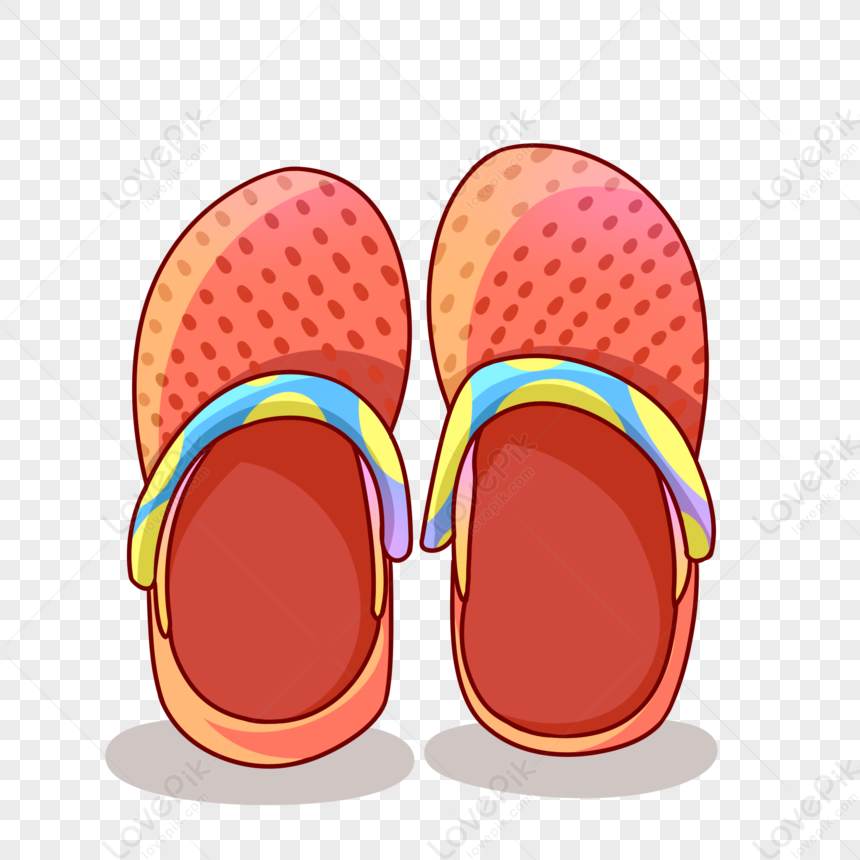 Cartoon Beach Slippers PNG Images With Transparent Background | Free  Download On Lovepik